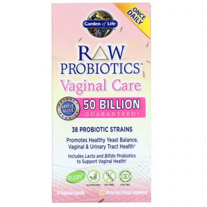 Comprar Garden of Life, RAW Probiotics, Vaginal Care, 30 Cápsulas Vegetais