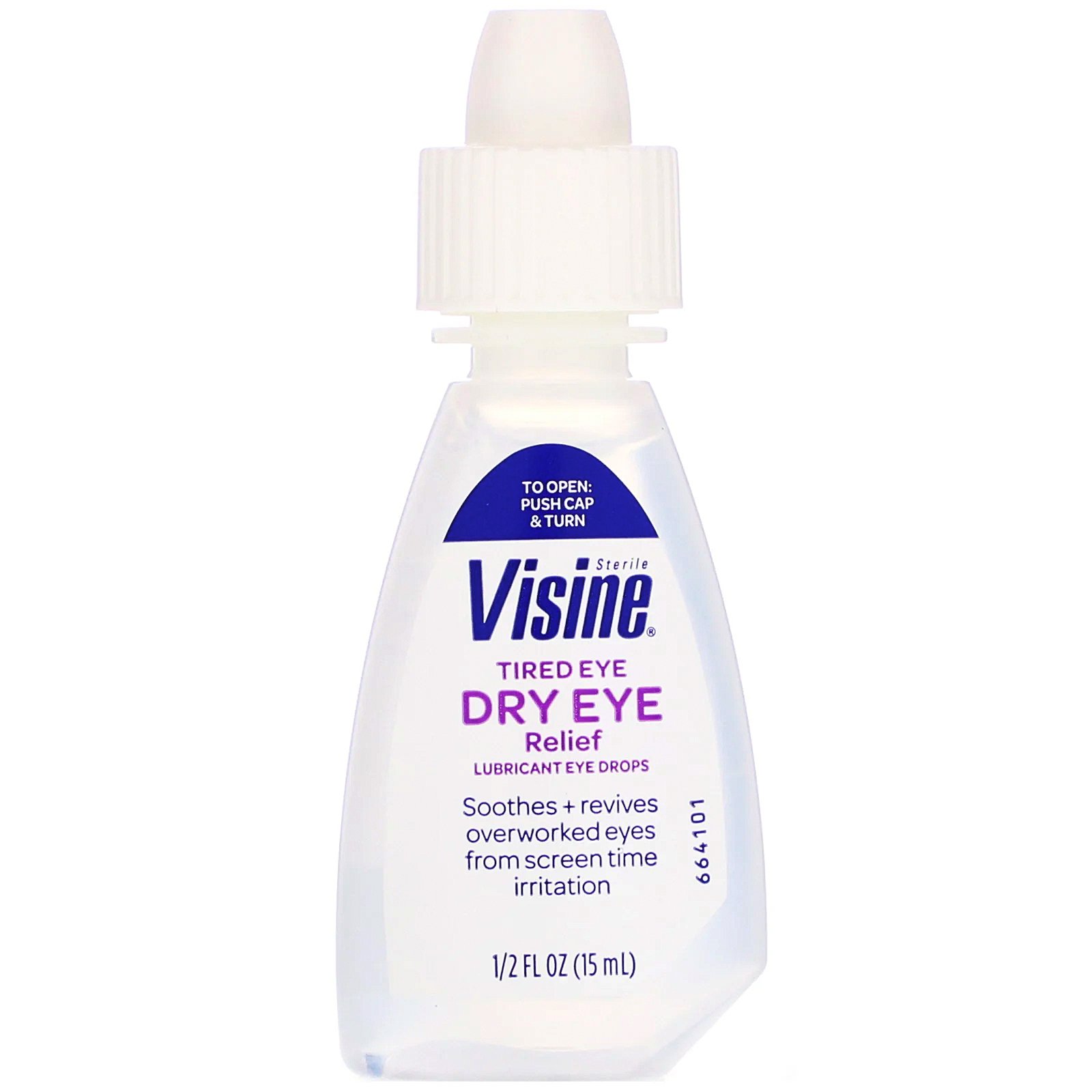 Comprar Visine, Tired Eye Dry Eye Relief, Sterile, 1/2 fl oz (15 ml)