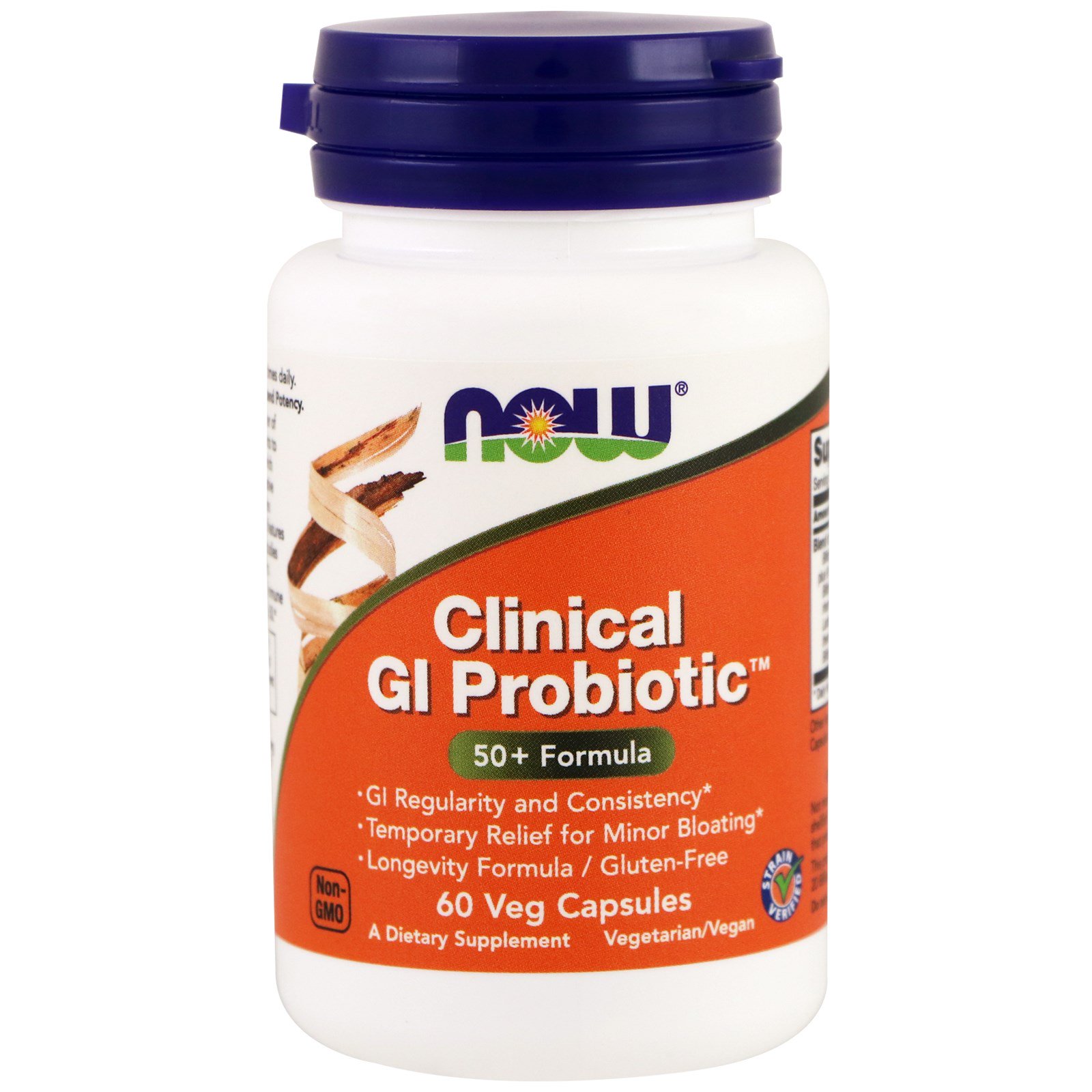 Comprar Now Foods, Clinical GI Probiotic, 60 Cápsulas Vegetais