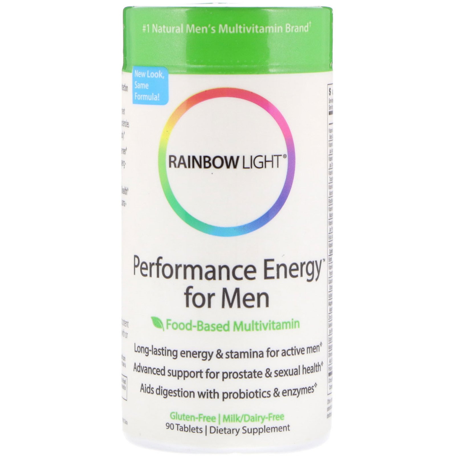 Comprar Rainbow Light, Energia de Performance para Homens, Vitamínico de Origem Alimentar, 90 Comprimidos