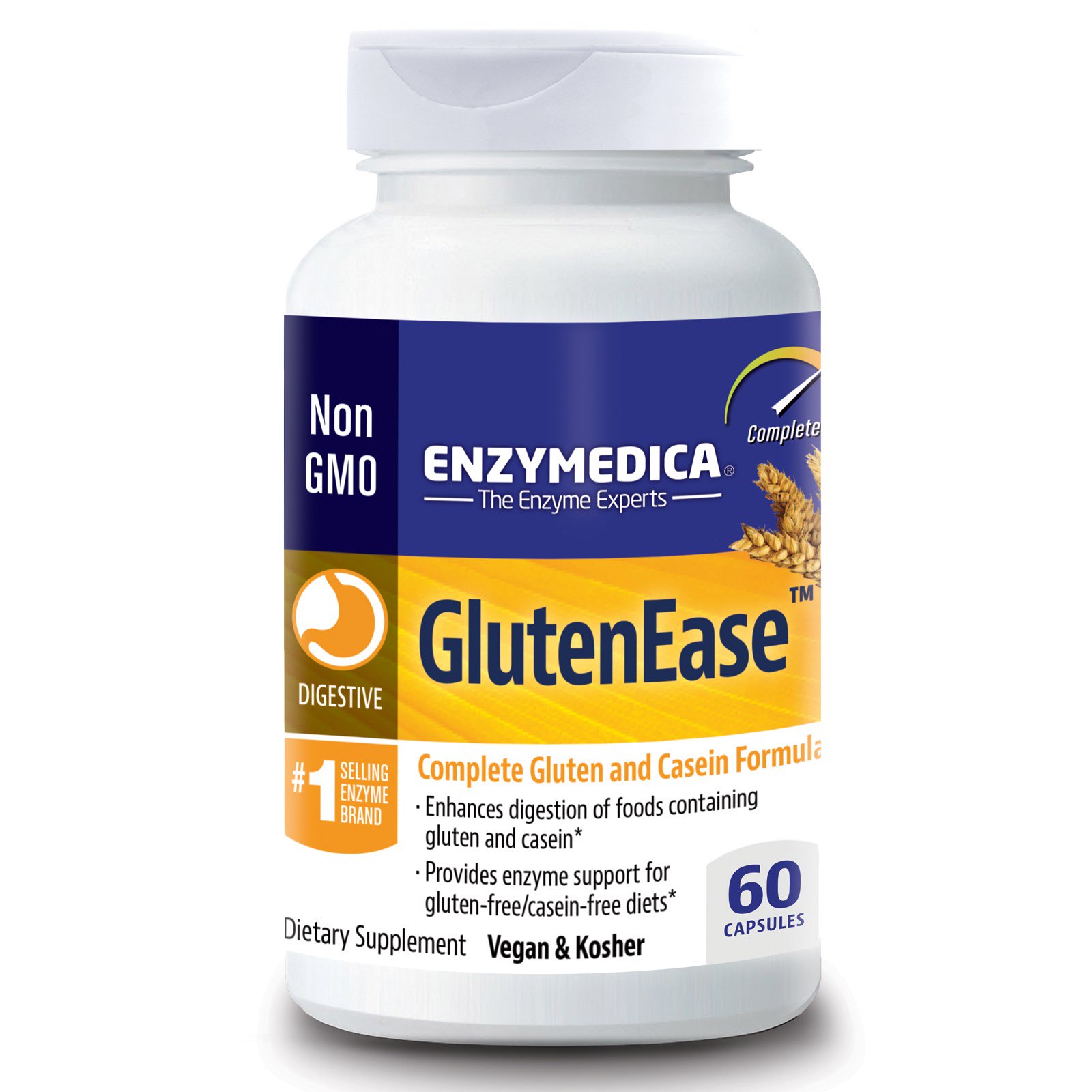 Comprar Enzymedica, GlutenEase, 60 Cápsulas