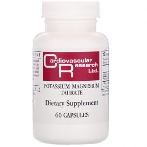 Comprar Cardiovascular Research, Potassium-Magnesium Taurate, 60 Capsules