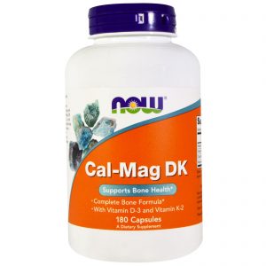 Comprar Now Foods, Cal-Mag DK, 180 cápsulas