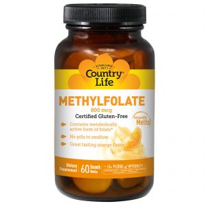 Comprar Country Life, Methylfolate, Orange, 800 mcg, 60 Smooth Melts