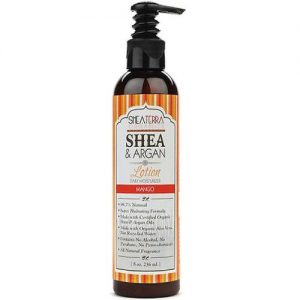 Comprar Shea Terra Orgânicos Shea and Argan Hidratante Corporal, Manga - 8 oz