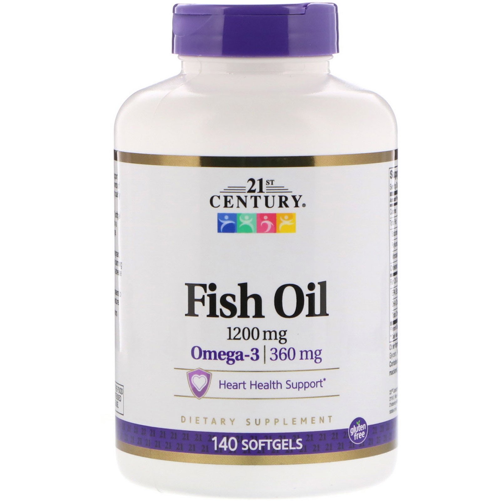 Comprar 21st Century, Fish Oil, 1,200 mg, 140 Softgels
