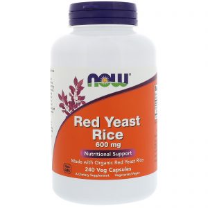 Comprar Now Foods, Arroz Fermentado Vermelho, 600 mg, 240 cápsulas vegetais