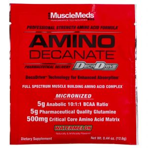 Comprar MuscleMeds, Amino Decanate, Watermelon, 0.44 oz (12.6 g)