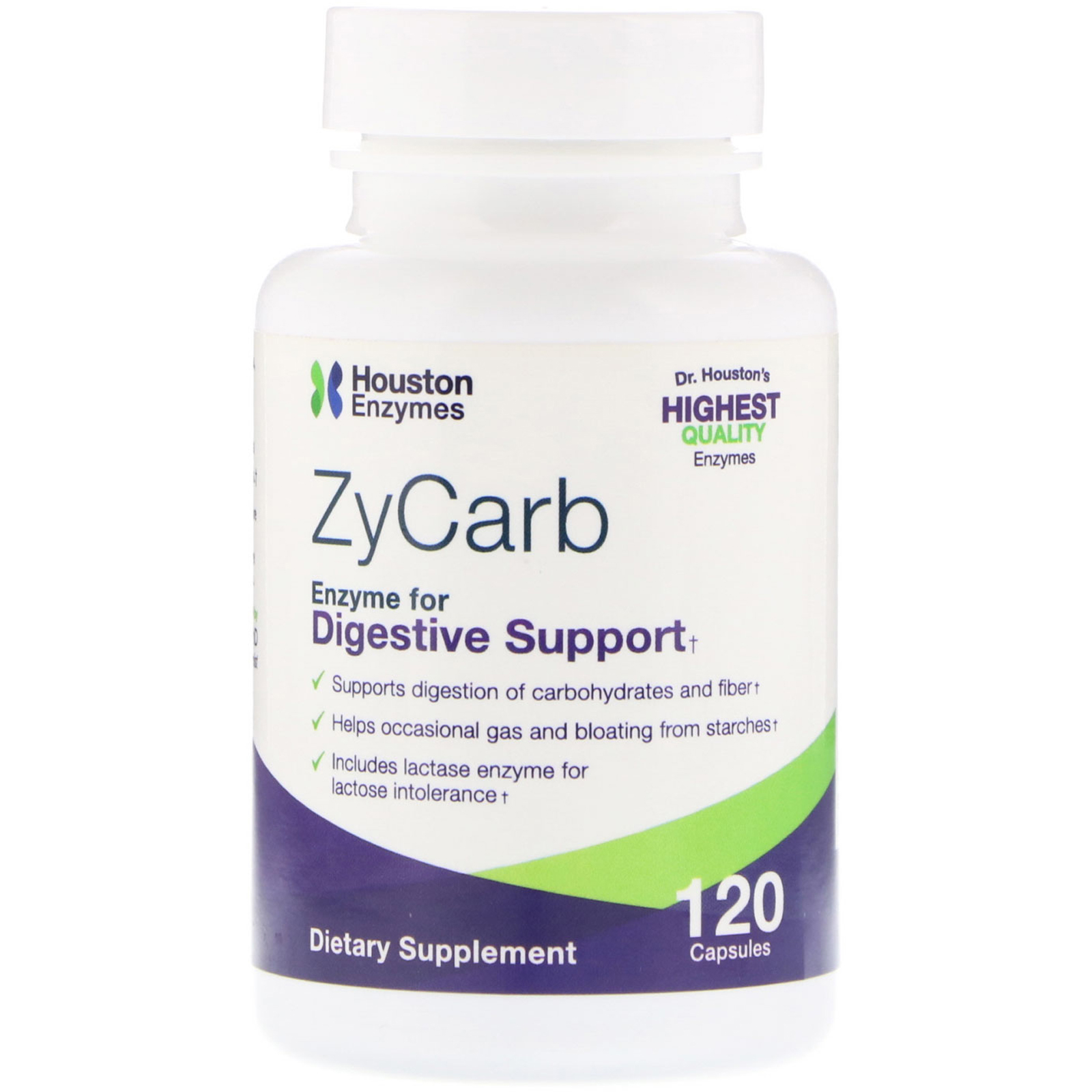 Comprar Houston Enzymes, ZyCarb, 120 Capsules