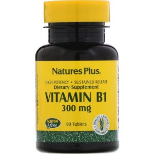 Comprar Nature's Plus, Vitamina B-1, 300 mg, 90 comprimidos