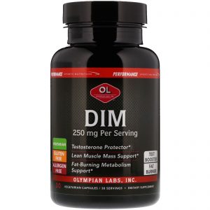 Comprar Olympian Labs, Performance Sports Nutrition, DIM, 250 mg, 30 Vegetarian Capsules
