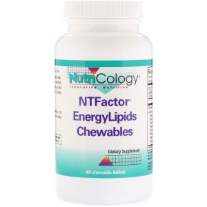 Comprar Nutricology, NT Factor EnergyLipids mastigáveis, 60 comprimidos mastigáveis