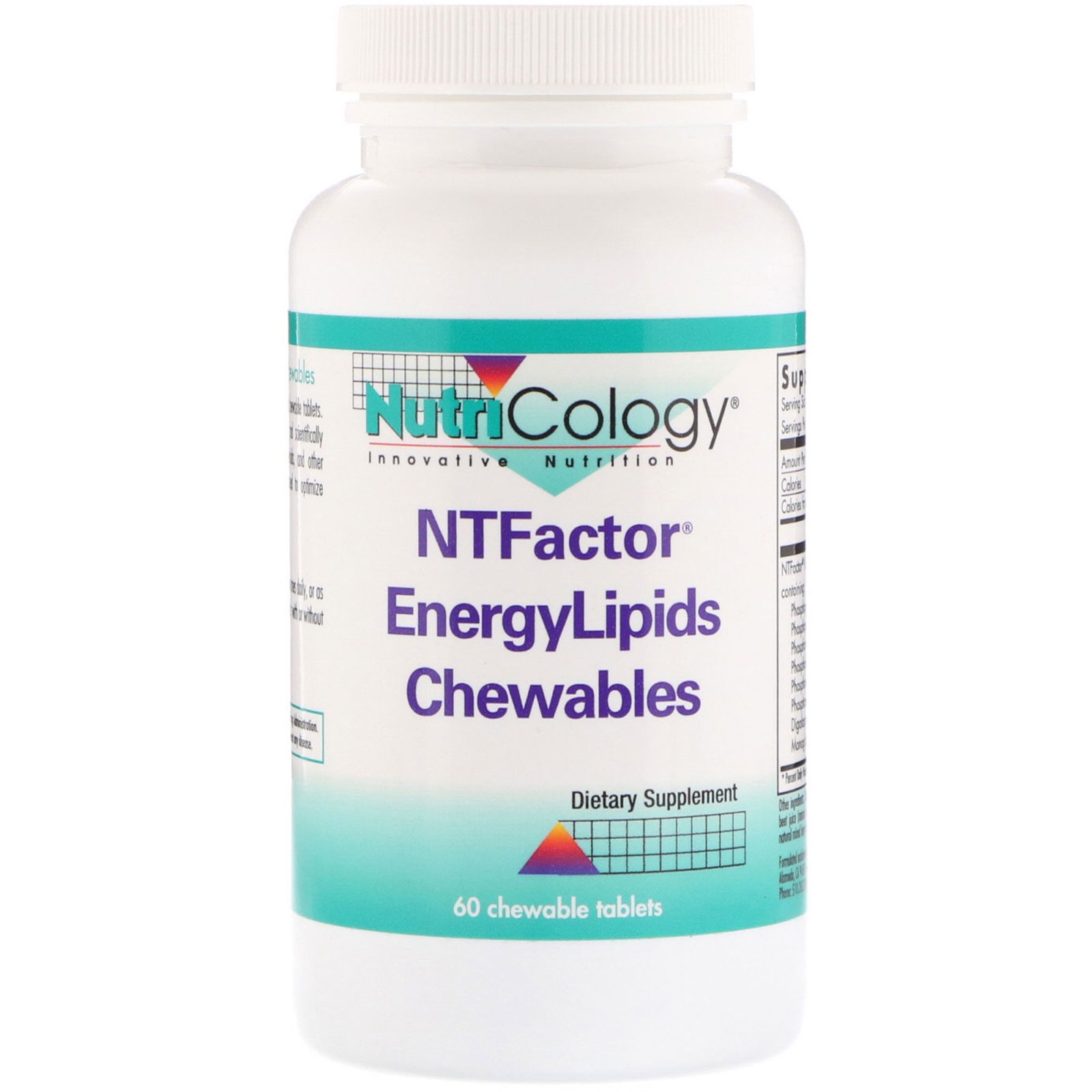Comprar Nutricology, NT Factor EnergyLipids mastigáveis, 60 comprimidos mastigáveis