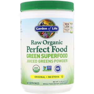 Comprar Garden of Life, Raw Perfect Organic Food, Superalimento Verde, Original, 419 g (14,8 oz)