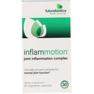 Comprar FutureBiotics, InflamMotion, Complexo para Inflamação nas Articulações, 60 Cápsulas Vegetais