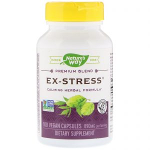 Comprar Nature's Way, Ex-Stress, 445 mg, 100 cápsulas vegetarianas