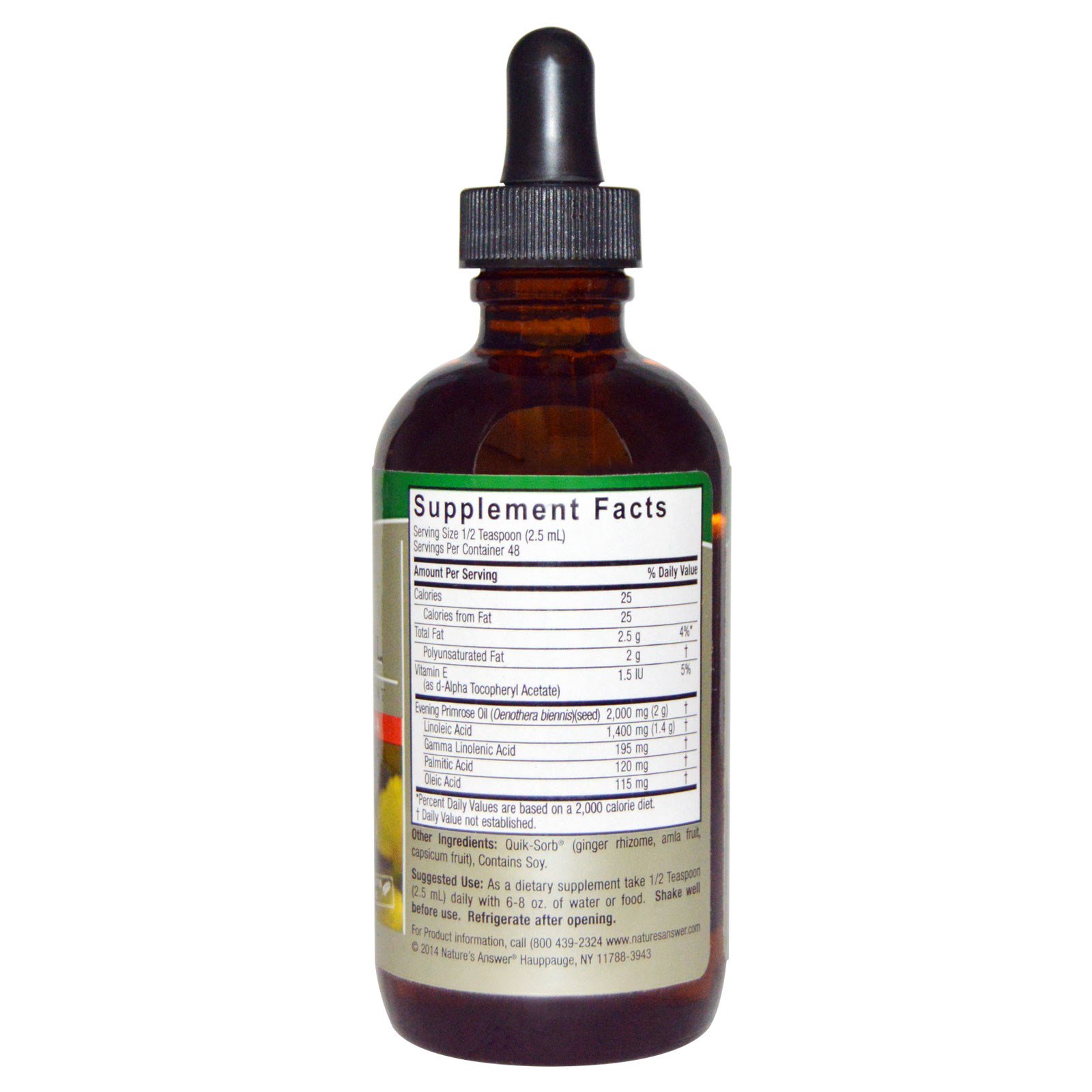 Comprar Nature's Answer, Óleo de Prímula, 4 fl oz (120 ml) - Imagem 2