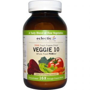 Comprar Eclectic Institute, Veggie 10, Pó de Alimento Integral, 4.2 oz (120 g)