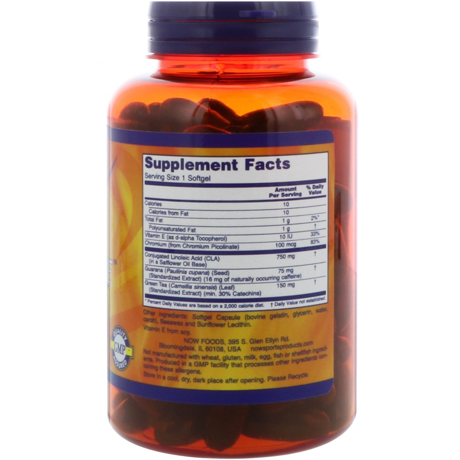 Comprar Now Foods, Sports, CLA Extreme, 90 cápsulas softgel - Imagem 2