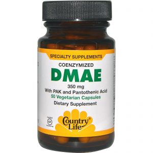 Comprar Country Life, DMAE, Coenzimizado, 350 mg, 50 cápsulas vegetarianas