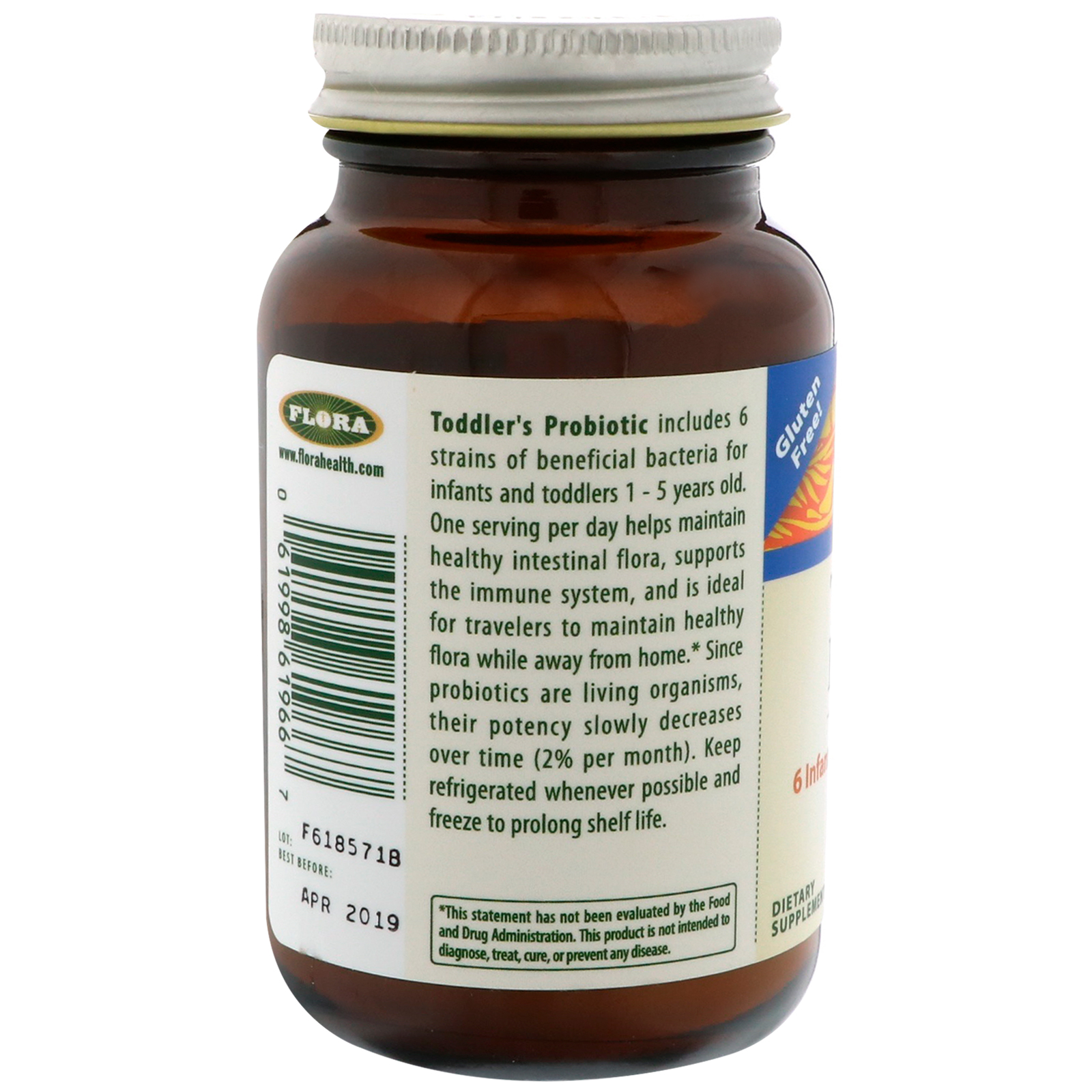 Comprar Flora, Probiótico para Crianças Pequenas, 2,64 oz (75 g) (Ice) - Imagem 3