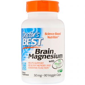 Comprar Doctor's Best, Magnésio cerebral com Magtein, 50 mg, 90 cápsulas vegetais