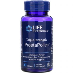 Comprar Life Extension, ProstaPólen, Força Tripla, 30 Cápsulas Gelatinosas