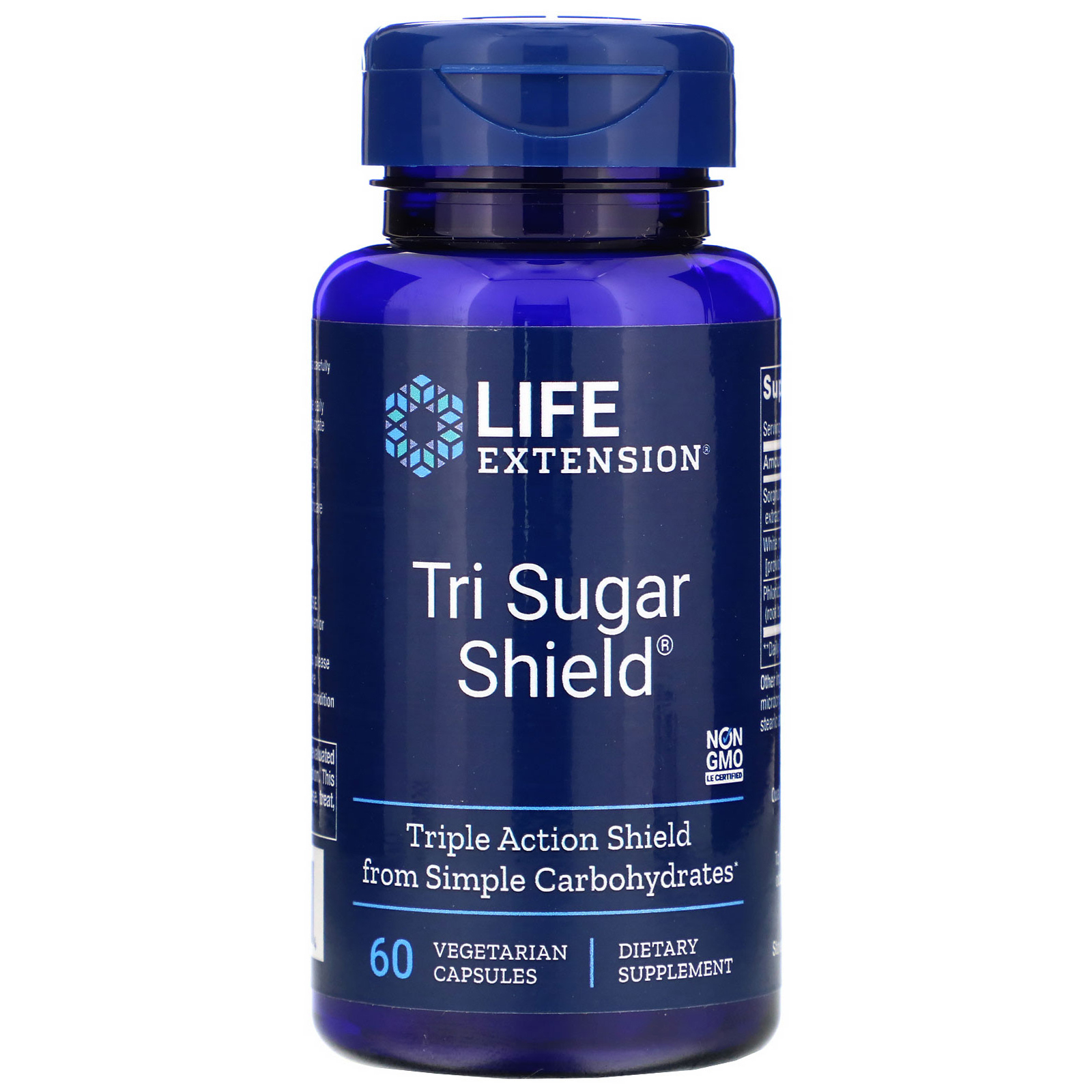 Comprar Life Extension, Tri Sugar Shield, 60 Cápsulas Vegetarianas