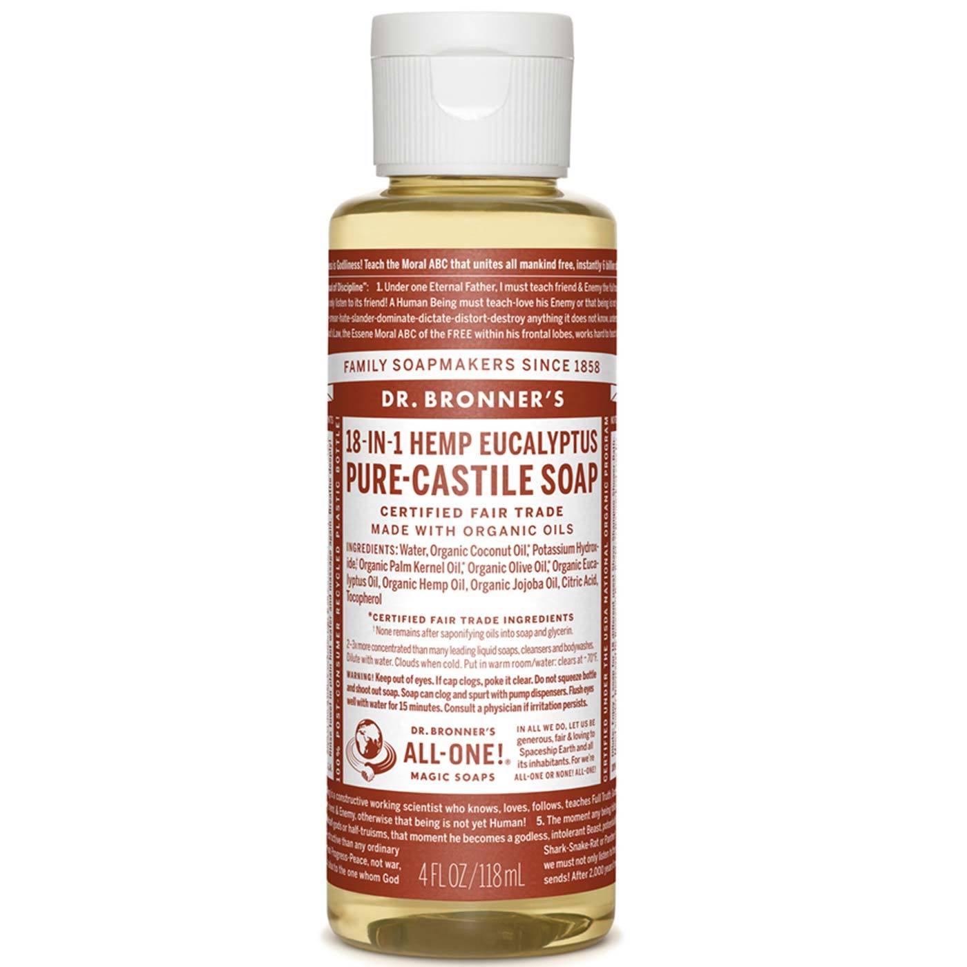 Comprar Dr Bronner Eucalyptus Pure Castela sabão Eucalpytus 4 fl oz