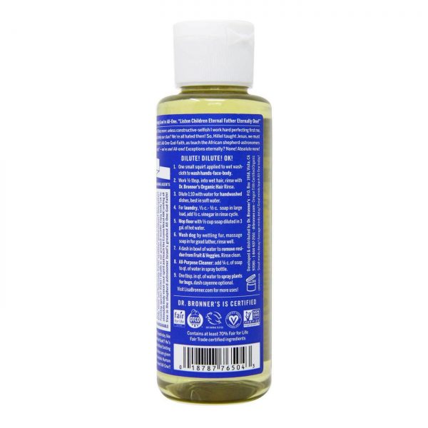 Comprar Dr Bronner Hortelã-pimenta Oil Pure Castela Soap Hortelã-pimenta 4 fl oz - Imagem 4