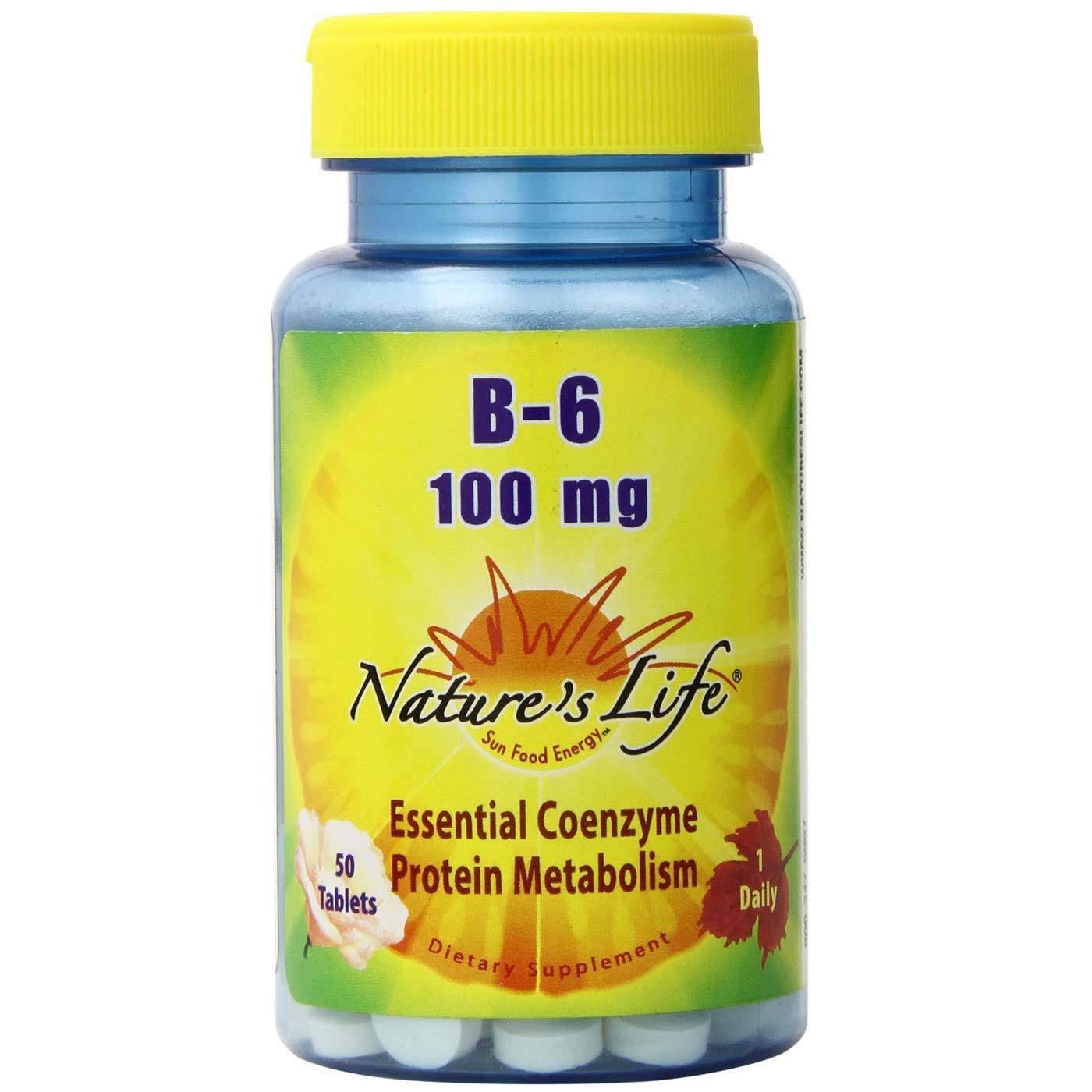 Comprar Nature's Life, B-6 100 mg - 50 Tabletes