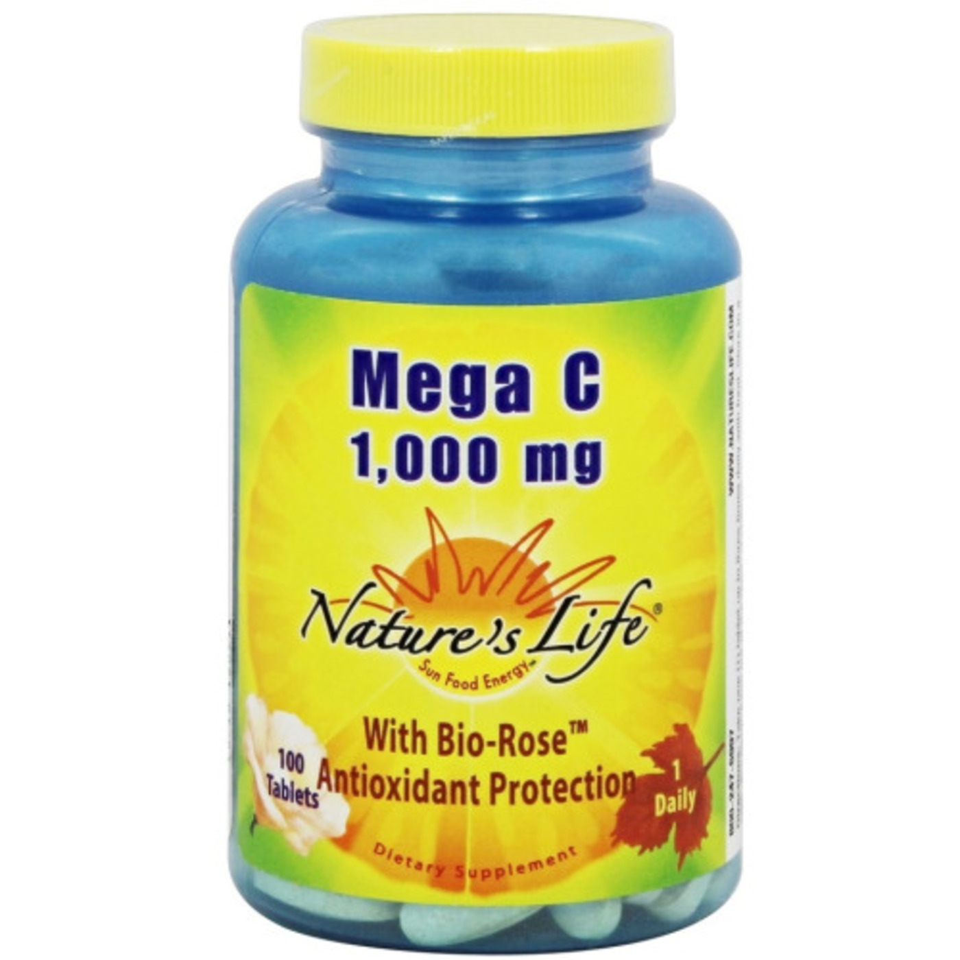 Comprar Nature's Life Mega C 1000 mg 100 Tabletes