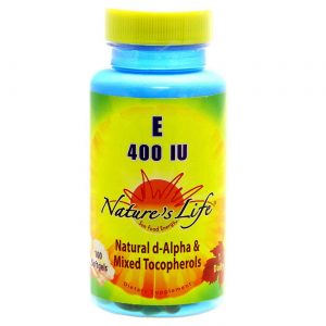 Comprar Nature's Life, E 400 IU - 100 Cápsulas
