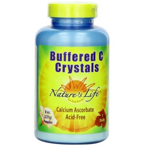 Comprar Nature's Life Cristais C Buffered sem sabor 8 oz