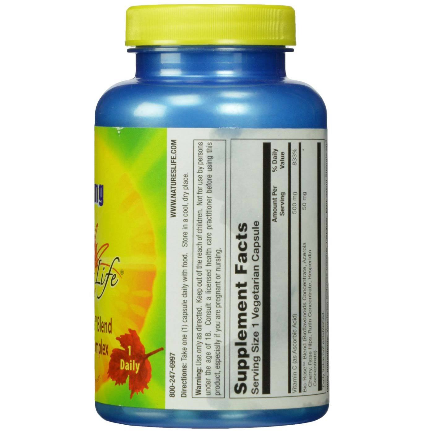 Comprar Nature's Life C 500 mg 100 Cápsulas - Imagem 2
