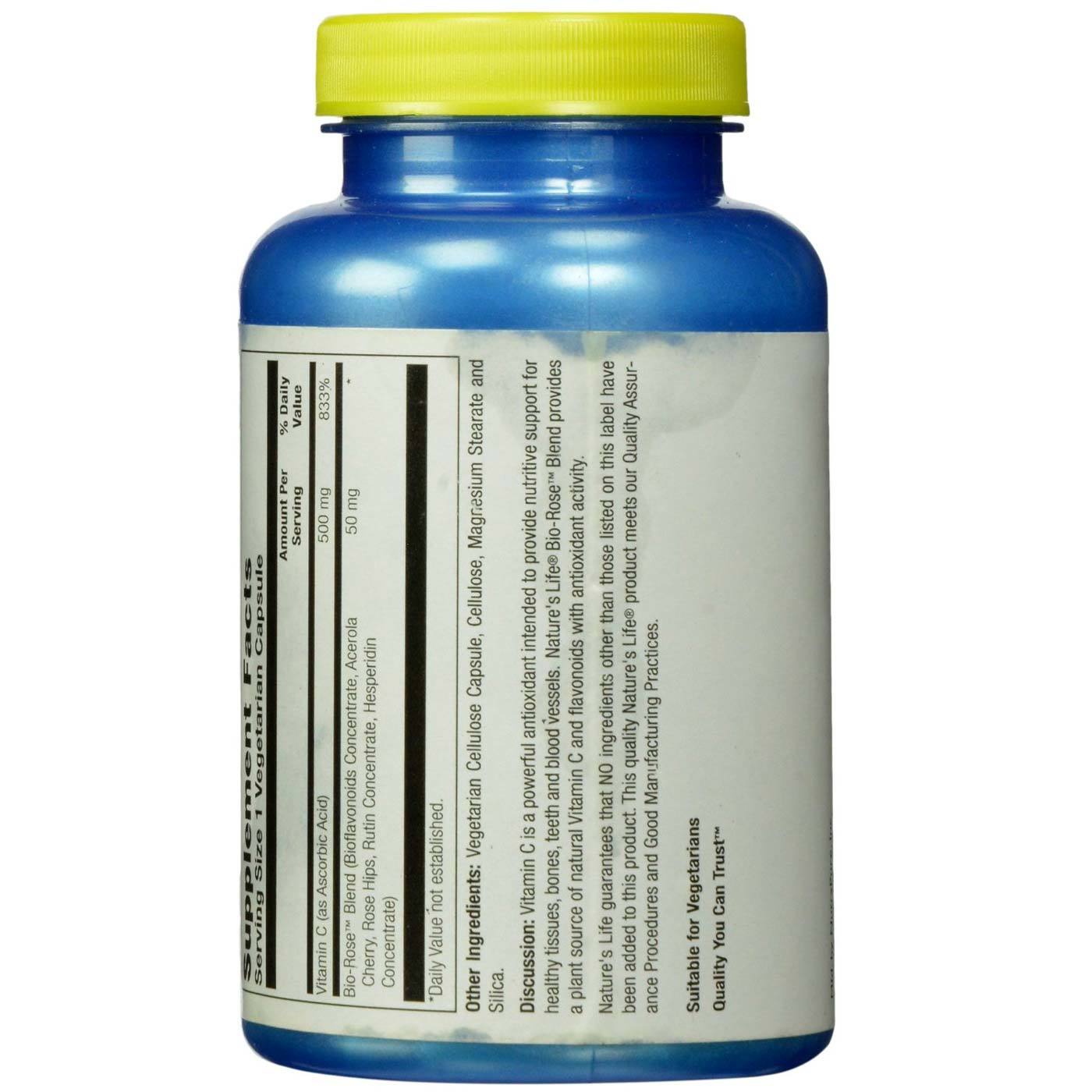 Comprar Nature's Life C 500 mg 100 Cápsulas - Imagem 3