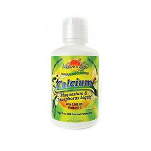 Comprar Nature's Life, Cálcio, Magnésio e Fósforo Líquido, Sabor Baunilha - 355 ml