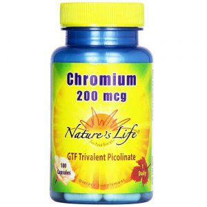 Comprar Nature's Life Cromo 200 mcg 100 Cápsulas