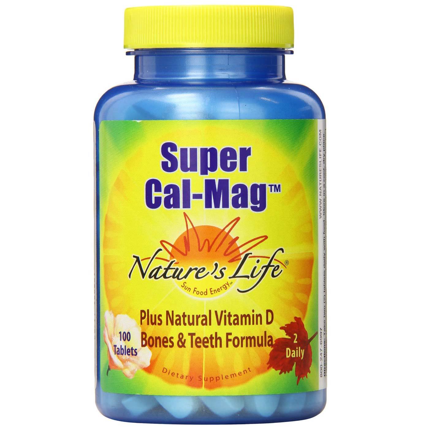 Comprar Nature's Life Super Cal-Mag 100 Tabletes