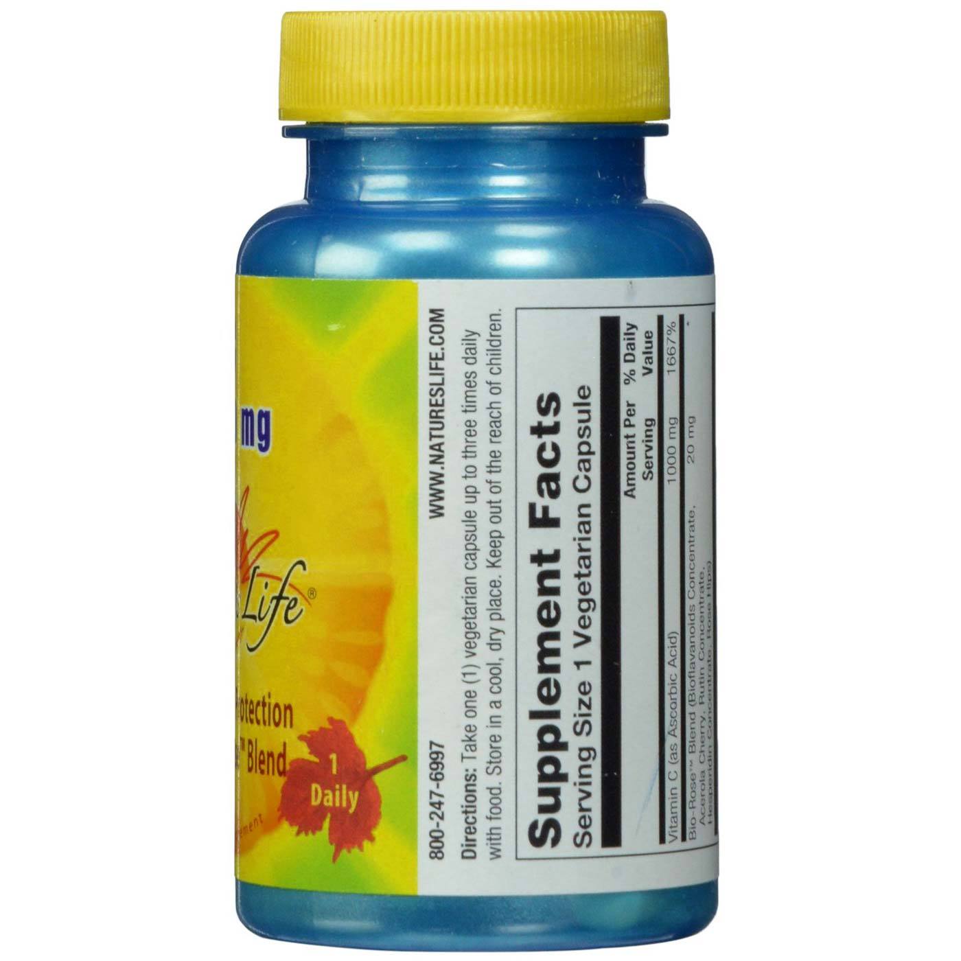Comprar Nature's Life C 1000 mg 50 Cápsulas Vegetarianas - Imagem 2