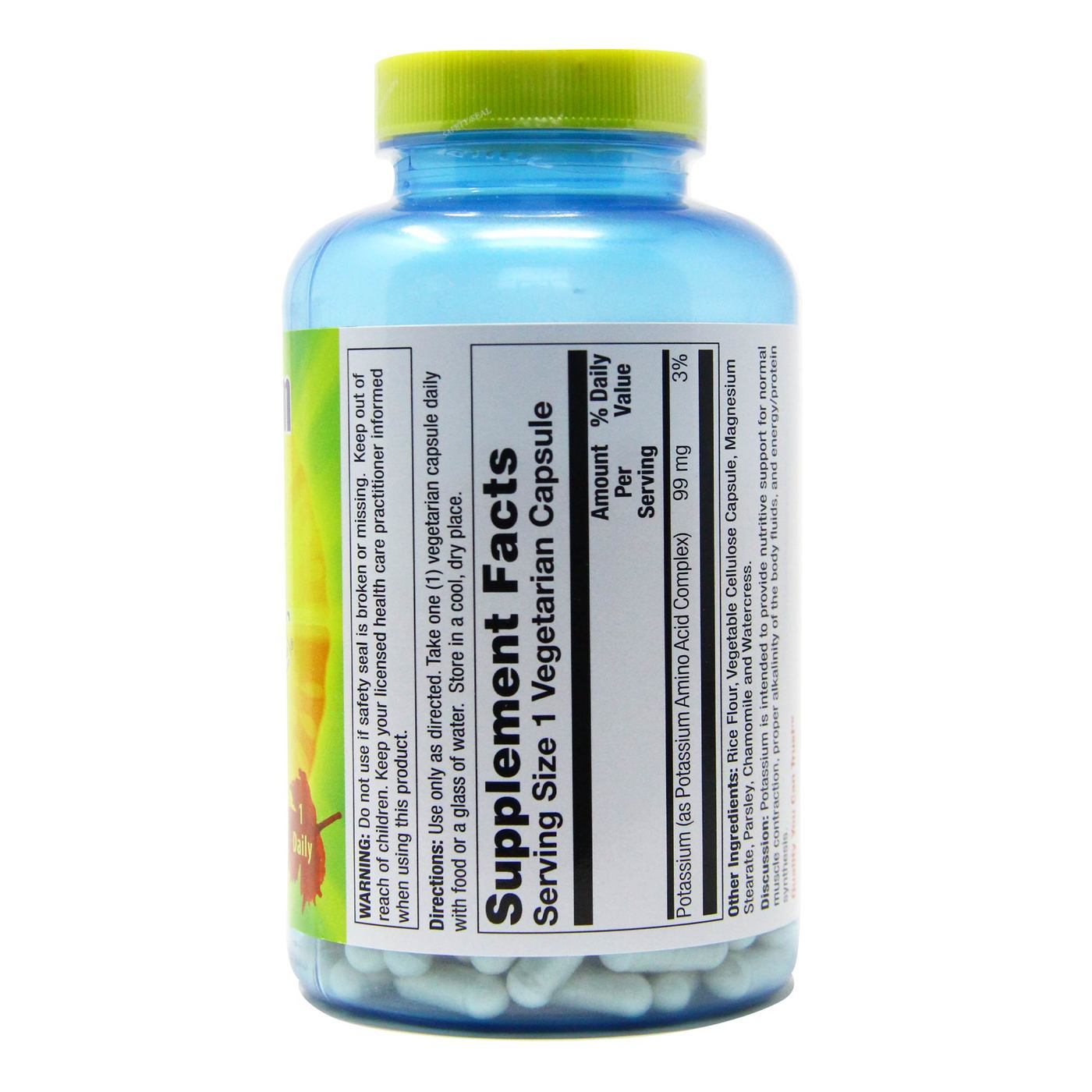 Comprar Nature's Life, Potássio 99 mg - 250 Cápsulas - Imagem 2