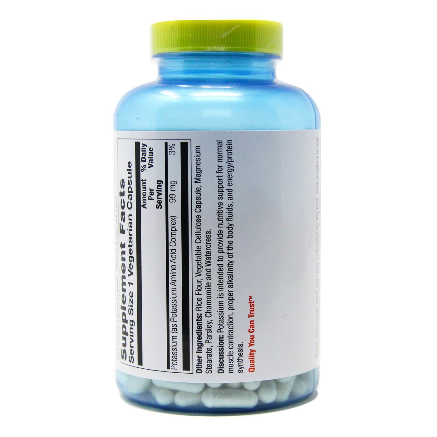 Comprar Nature's Life, Potássio 99 mg - 250 Cápsulas - Imagem 3