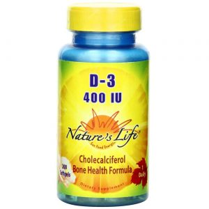 Comprar Nature's Life D-3 400 IU 200 Cápsulas