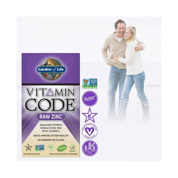 Comprar Garden of Life, Zinco com Vitamina C - 60 Cápsulas Vegetarianas - Imagem 5