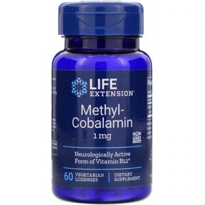 Comprar Life Extension, Methylcobalamin, 1 mg, 60 Vegetarian Lozenges