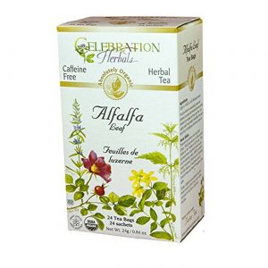 Comprar Celebration Herbals, Chá de Folhas de Alfafa Orgânico - 24 Saquinhos de Chá