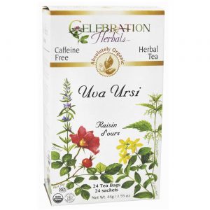Comprar Celebration Herbals, Chá Orgânico de Uva Ursi - 24 Sacos de Chá
