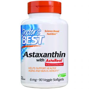 Comprar Doctor's Best, Astaxantina com AstaPure, 6 mg, 90 Cápsulas Softgel Vegetarianas