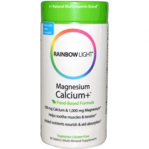 Comprar Rainbow Light, Cálcio Magnésio Plus - 90 Tabletes