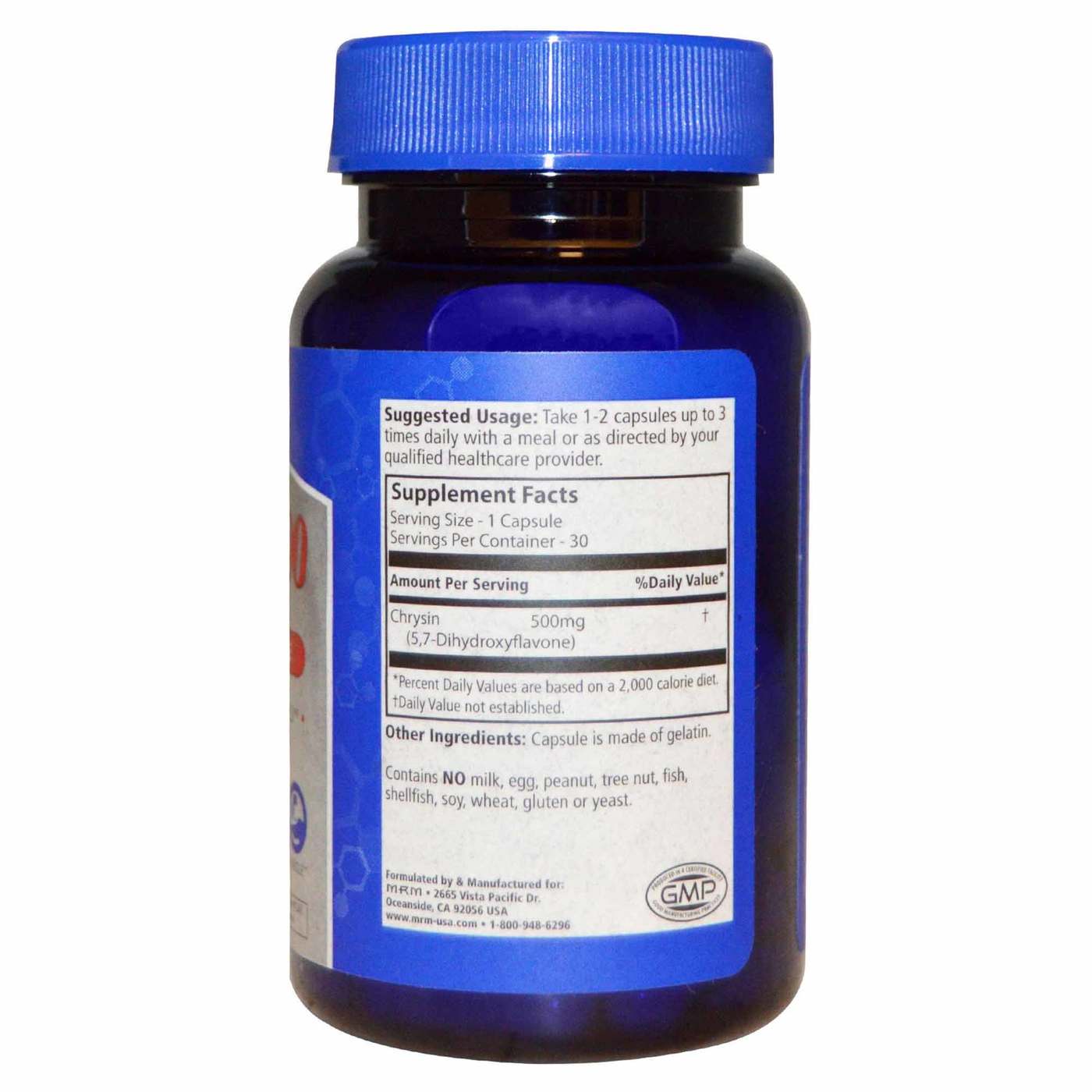 Comprar MRM®, Chrysin 500 - 30 Cápsulas Vegetarianas - Imagem 2